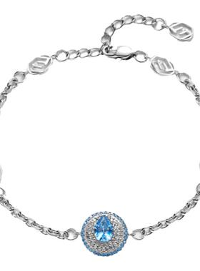 美缤宝女士海洋之心锆石韩版轻奢