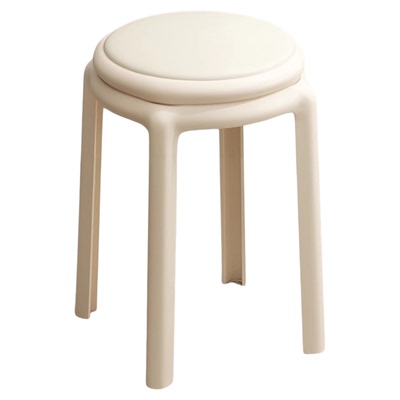 家用简约软包折叠凳子客厅结实可叠放收纳组合凳厨房餐桌备用凳子