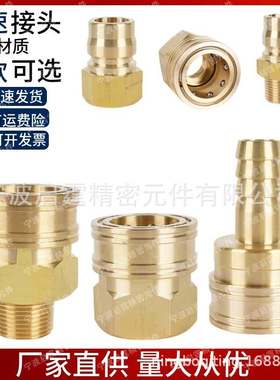 8TPM 8TPF 6TPM 4TSF 3TPM 2TPM 8TSF SH SM大流量黄铜快速接头