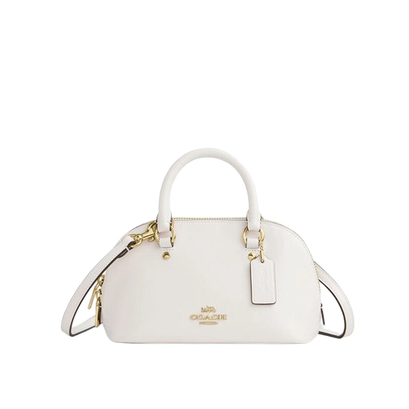 COACH/蔻驰官方 奥莱款Lara女士单肩斜挎手提包保龄球包CEA01