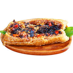 衢州特产农家手工梅干菜蛋黄肉粽龙游芋头红豆咸菜灰咸甜粽子端午