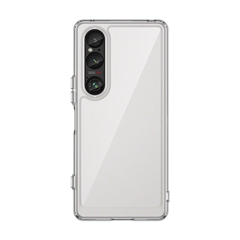 适用索尼XPERIA 1 IV V VIII手机壳内置引磁圈TUP全包边软胶透明亚克力硬底保护套MagSafe磁吸壳X1
