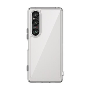 适用索尼XPERIA 1 IV V VIII手机壳内置引磁圈TUP全包边软胶透明亚克力硬底保护套MagSafe磁吸壳X1 M 4 5 7 8