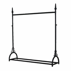 欧式复古服装店展示架落地架陈列挂衣架男女童装伸缩升降单杠架子