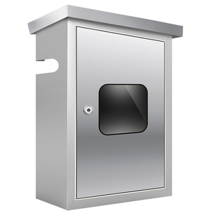 304不锈钢燃气表箱户外天然气表箱加厚IC卡燃气计量箱保护罩防雨