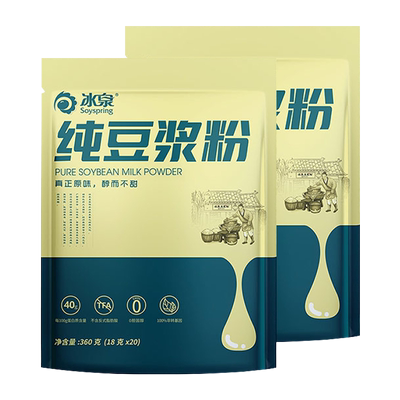 冰泉纯豆浆粉360g无添加蔗糖