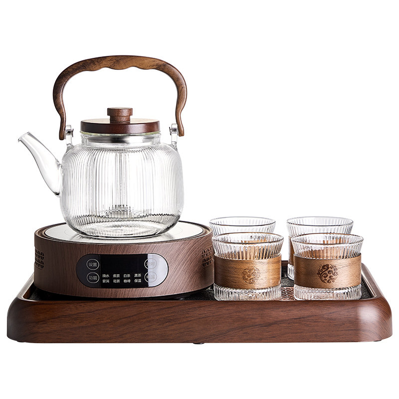 玻璃煮茶壶电陶炉智能煮茶套装家用耐高温煮茶器茶具多功能烧水壶