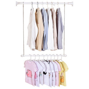 自由升降衣柜挂衣杆横杆可调节衣杆衣橱挂衣架杆柜内晾衣杆衣柜杆