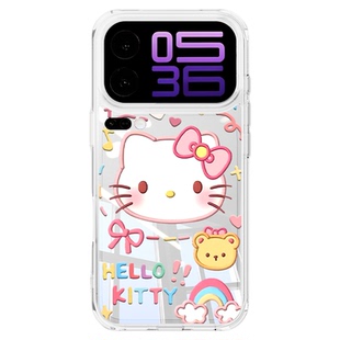 hellokitty凯蒂猫适用小米17promax手机壳透明17pro新款超火14高级15ultra全包防摔Xiaomi卡通可爱女13清新圆