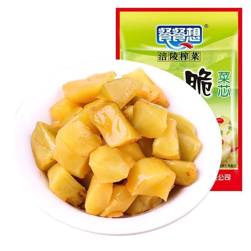 餐餐想口口脆榨菜芯50g*50袋整箱