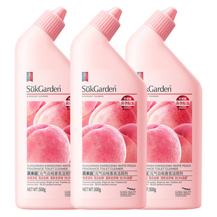 蔬果园白桃香氛洁厕灵液马桶清洁强力除垢除臭清香型去黄渍洁厕剂