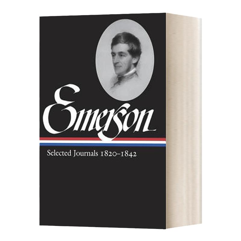 Ralph Waldo Emerson 拉尔夫 沃尔多 爱默生 期刊选集第1卷 1820-1842 美国图书馆 精装