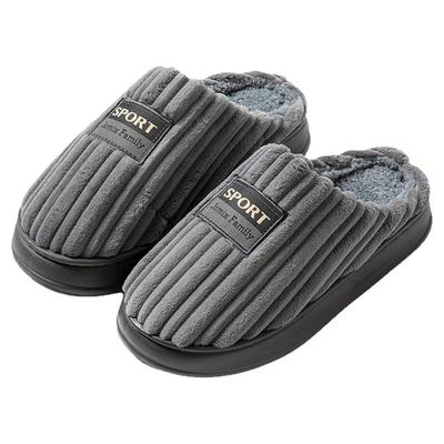 棉拖鞋保暖居家加大加厚底特大码