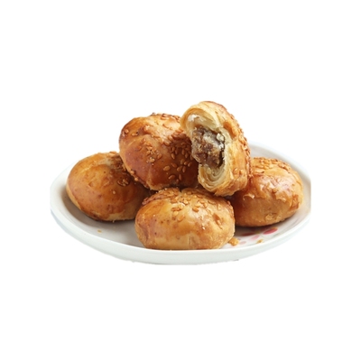唐山特产酥皮棋子烧饼酥饼糕点