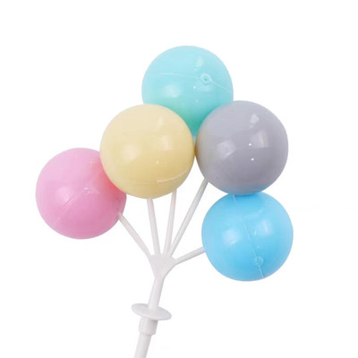 卡通气球生日蛋糕装饰摆件