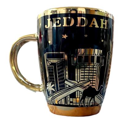 城市香槟金旅游纪念品美式咖啡杯