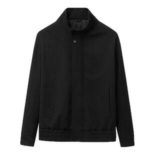 HLA/海澜之家轻商务立领行政夹克25秋新时尚通勤挺括干部外套男装