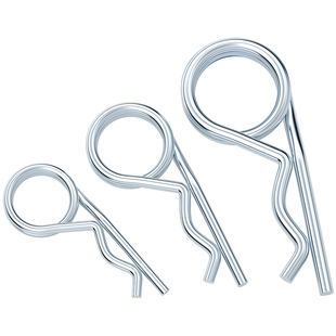 镀锌双圈B型销B型开口销R型销子弹性销安全销保险销波浪销轴插销