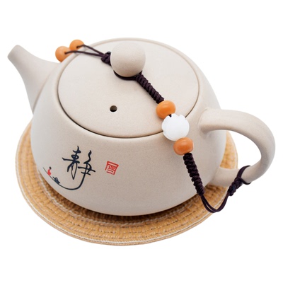 美拉德菩提茶壶绳茶杯防摔线