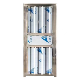 不锈钢单门卫生间门简易门波浪板防盗门出租屋室外门仓库门卧室门