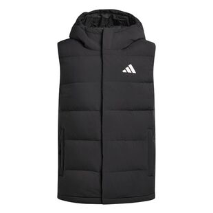adidas Helionic HOODED DOWN VEST 鸭绒保暖运动连帽