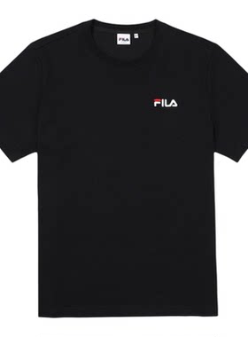 假一罚十正品FILA斐乐短袖刺绣标