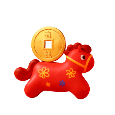 充气马年吉祥物气模定制马卡通