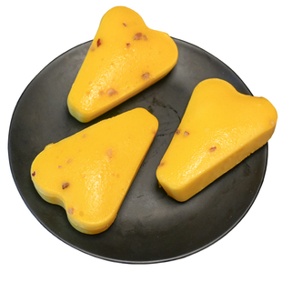 红枣南瓜糕双色糕白糖糕糯米糕速冻面点发糕早餐半成品点心300克