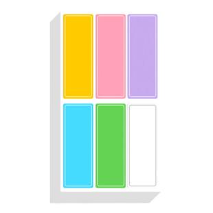 彩色标签贴纸防水可手写自粘便签贴不干胶标签贴口取纸冰箱食物化妆品贴家用收纳分类标记记号贴作业