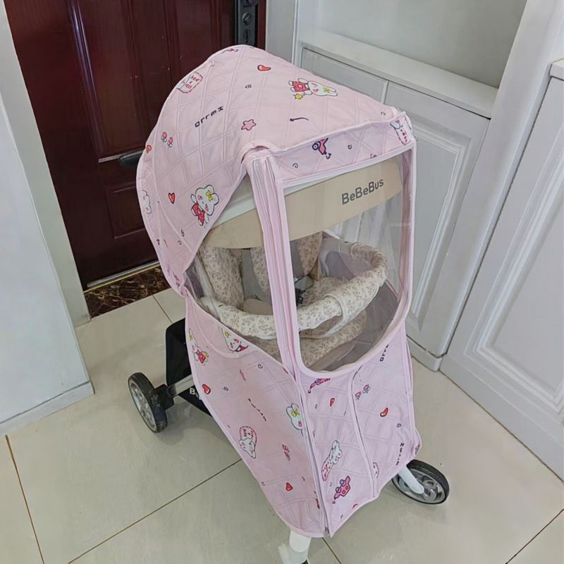 婴儿车防风罩遛娃车挡雨罩丸丫T6系列Bebebus冬季通用保暖雨罩