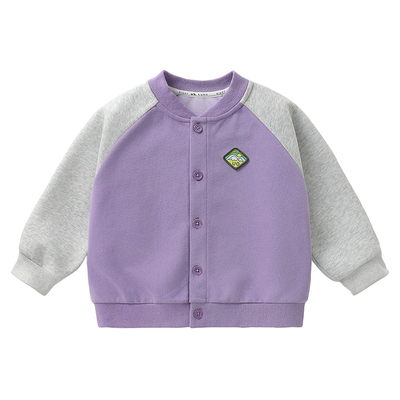 右欧男童棒球服外套春装