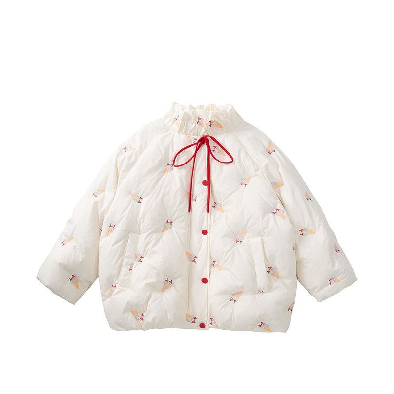 女童棉服冬季新款加厚保暖外套