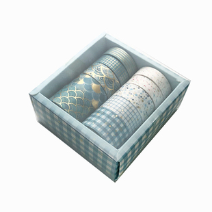 10卷复古唯美烫金和纸胶带套装古风中国风手账胶卷口红贴纸手帐