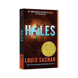 【自营】Holes 别有洞天/寻宝小子1999年纽伯瑞金奖英文原版小说 Louis Sachar路易斯萨奇尔 电影同名读物青少年儿童文学获奖