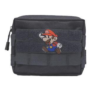 二次元游戏马里奥周边刺绣魔术贴臂章背包贴士气章徽章补丁绣花章