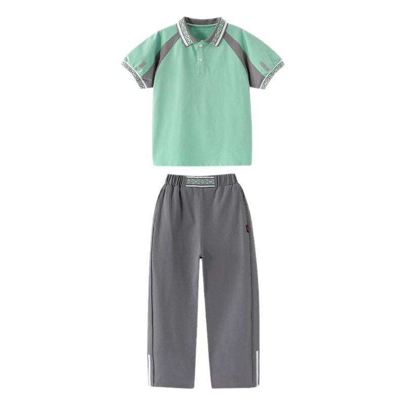 赣州中小学夏季校服套装