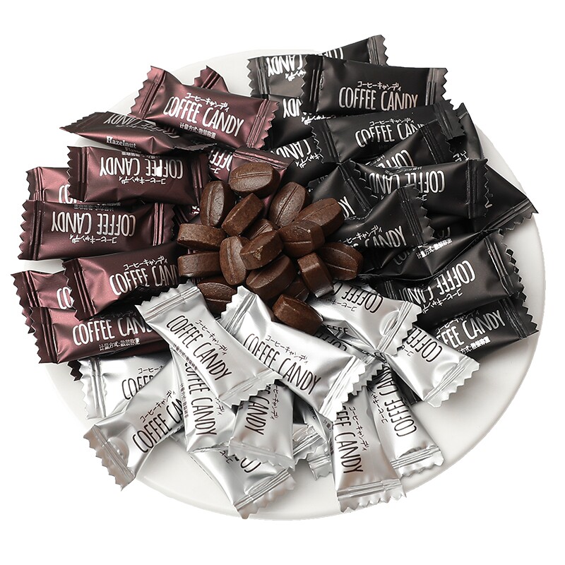 咖啡糖咖啡豆糖0脂肪酸小包特浓coffee candy糖果官方旗舰店正品