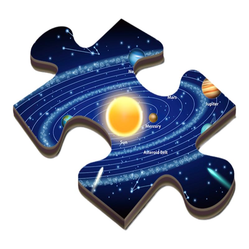 拼图300/500/1000片太阳系科普星球成年人解压儿童益智礼物
