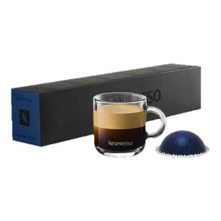 NESPRESSO奈斯派索胶囊咖啡 Vertuo迪沃利托浓缩黑咖啡深烘10颗装