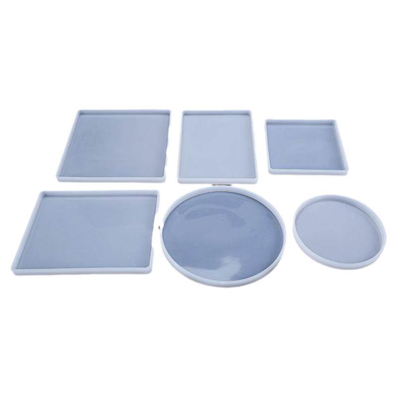 diy水晶滴胶压泥板摆台自制硅胶模具云朵心形椭圆长正方硅胶模具