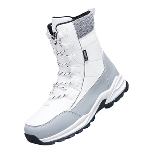 东北零下40度保暖雪地靴男加绒加厚旅行防水棉靴冬季加绒登山鞋女