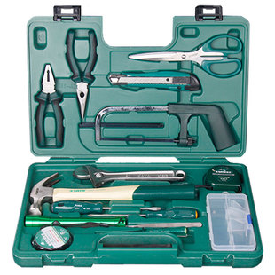 世达五金工具多功能电子电工家用物业维修工具箱套装工具包组合