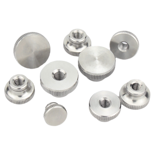 806不锈钢镀锌镀镍高头滚花螺母手拧滚花螺丝螺母M3M4M5M6M8M10mm