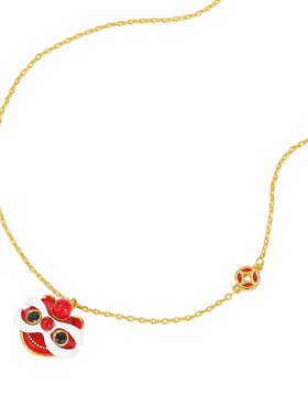 DODOGOGO新中式醒狮毛衣链女