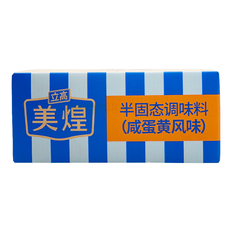 美煌咸蛋黄西点奶油夹心酱1kg*6 面包蛋糕流心可丝达馅料商用整箱