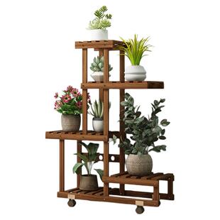 花架子实木质多层室内多肉盆栽托架客厅阳台置物架落地式2026新款