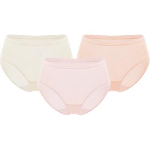 全棉时代女士全棉内裤纯棉中腰新款舒适亲肤透气女生内裤