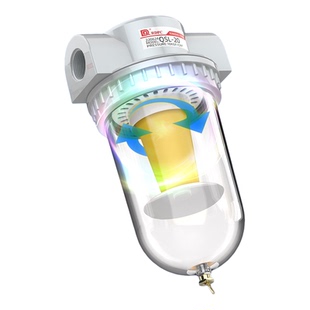 大流量空气过滤油水分离器QSL-08/10/15/20/25/35/40/50水杯滤芯