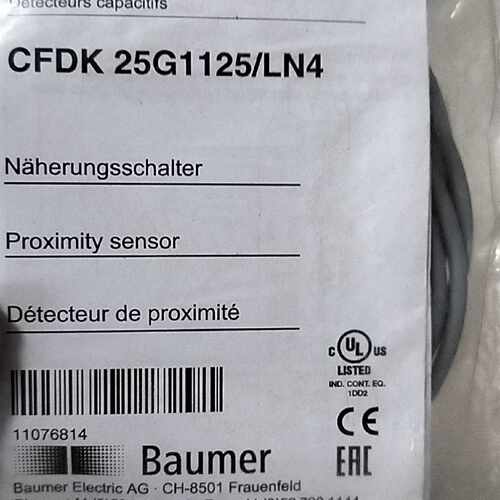 议价瑞士保盟瑞士Baumer堡盟CFDK 25G1125/LN4全新原装