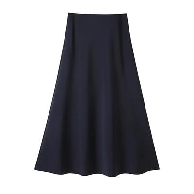 新款高级感高腰显瘦中长款半身裙